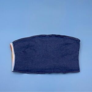 NWT- BETTER BE Denim Strapless Top
